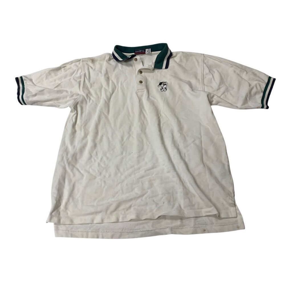 Vintage Mickey Mouse Embroidered Polo Top